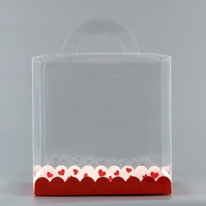 Коробка кондитерская, сундук, упаковка, With love, 20 х 20 х 20 см Коробка кондитерская, сундук, упаковка, With love, 20 х 20 х 20 см