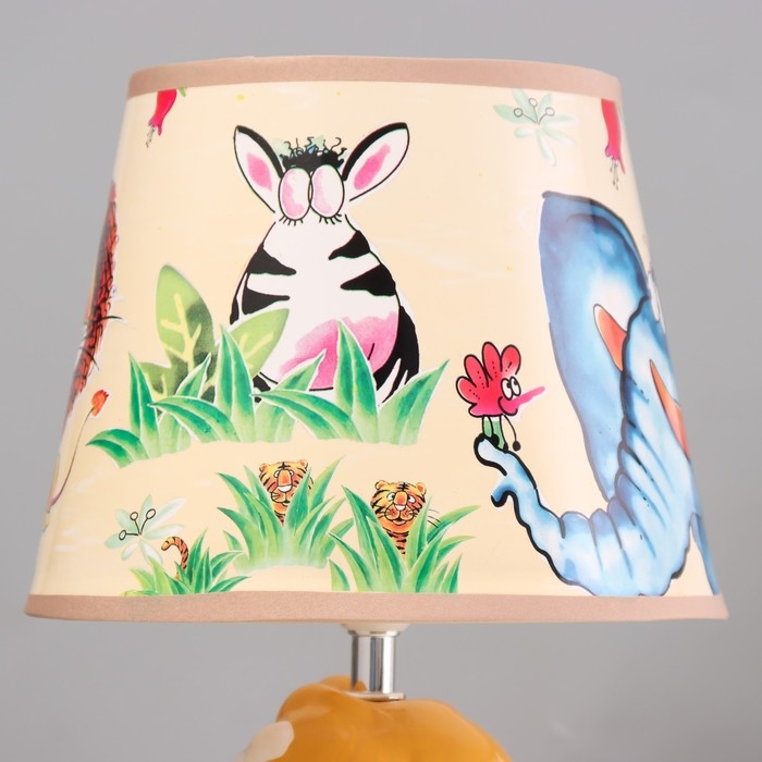 Настольная лампа Настольная лампа "Лев" Е14 40Вт белый 20х20х35см