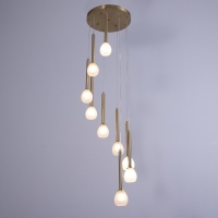 Светильник "Жаклин" 9х3Вт G4 бронза 30х30х180см Светильник "Жаклин" 9х3Вт G4 бронза 30х30х180см