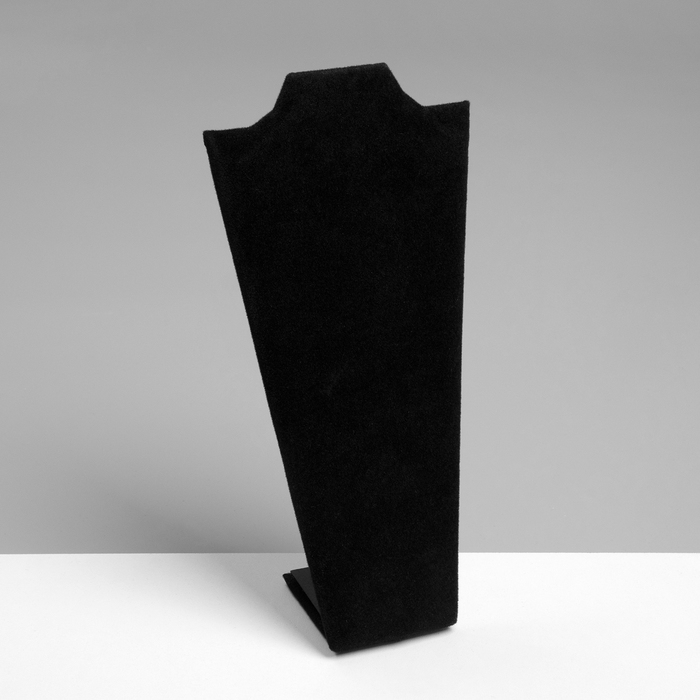 Бюст для украшений, 10,5×5,5×22 см, h=22 см, цвет чёрный Бюст для украшений, 10,5×5,5×22 см, h=22 см, цвет чёрный