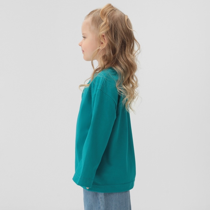 Лонгслив детский MINAKU, цвет бирюзовый, рост 146 см Лонгслив детский MINAKU, цвет бирюзовый, рост 146 см