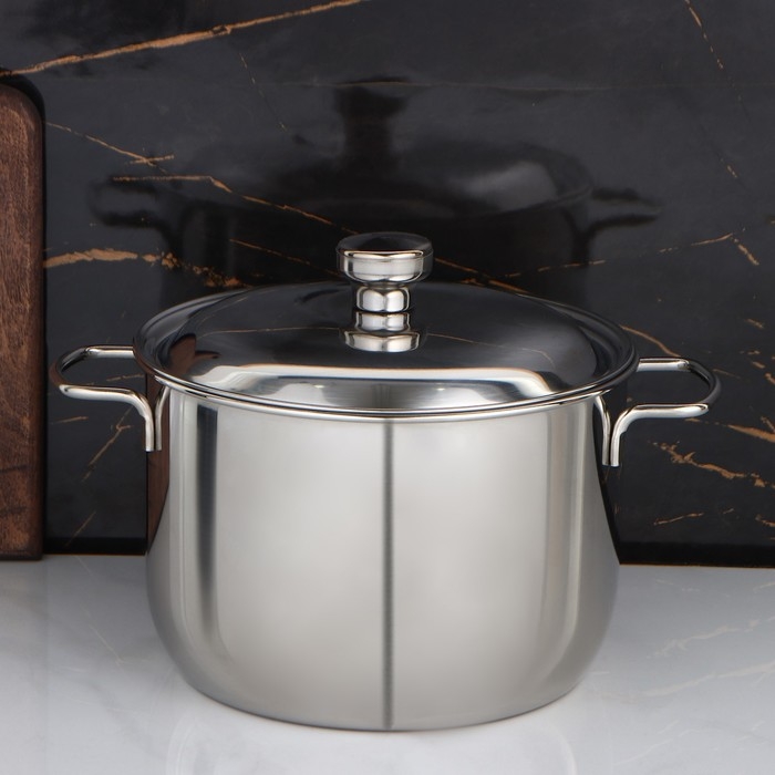 Кастрюля &laquo;Классика&raquo;, 4 л, d=20 см, металлическая крышка