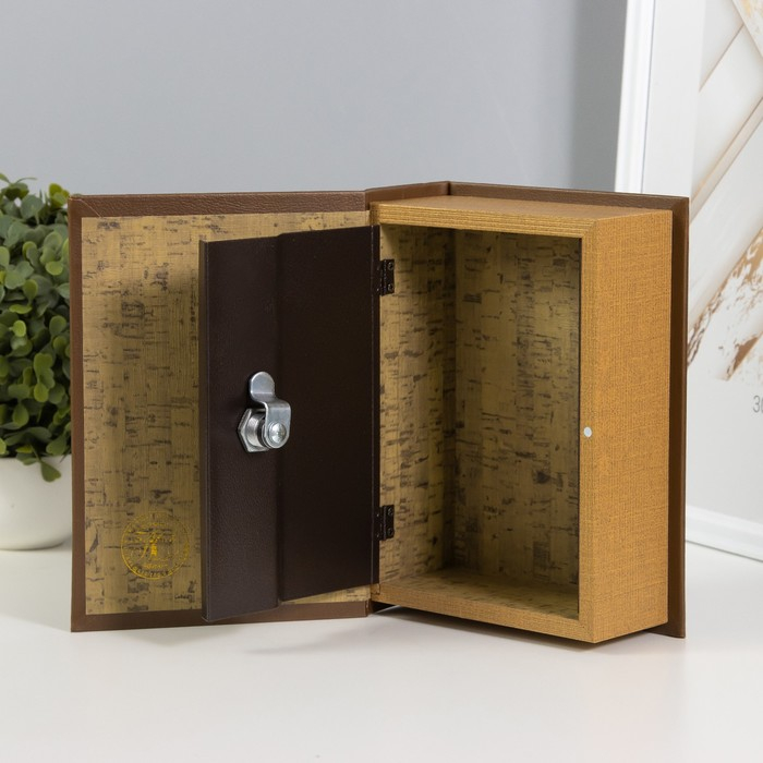 Сейф книга "Мона Лиза" кожзам 22х16х7 см