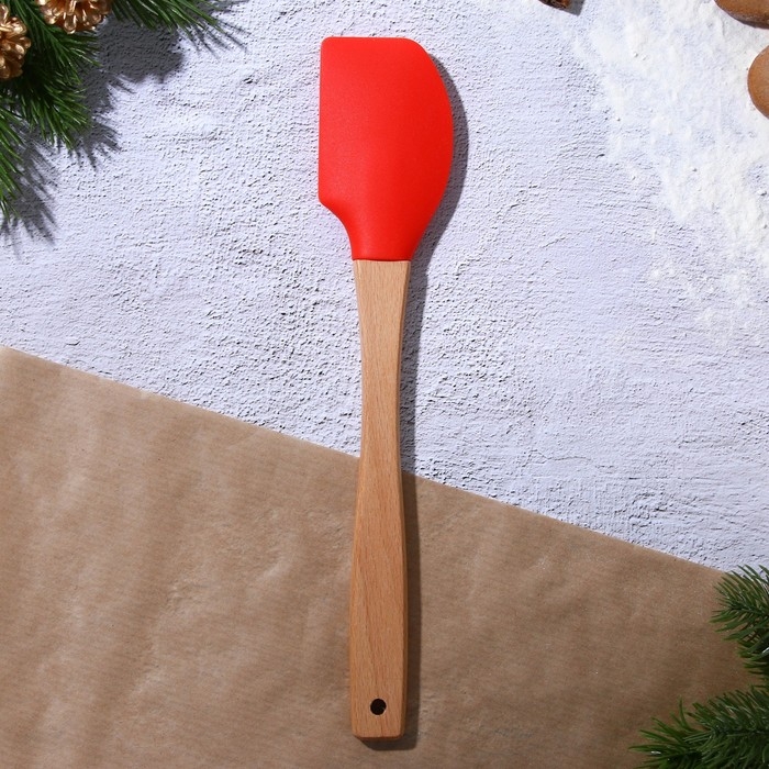 Новый год. Лопатка силиконовая &laquo;Елочка&raquo;, 26 х 5 см