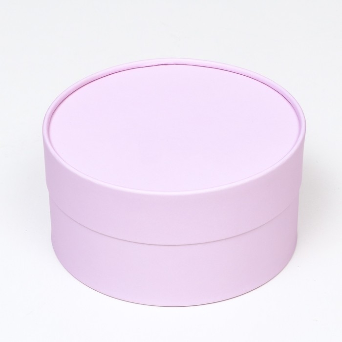 Подарочная коробка "Чароит" лавандовый,завальцованная без окна, 21х11 см