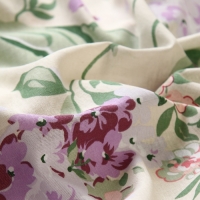 Простыня на резинке Этель "Сирень" 140*200*25 см, 100% хлопок, бязь, 125 гр/м2