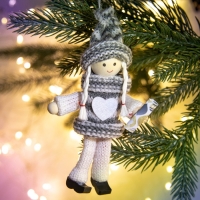 Ёлочная игрушка новогодняя новогодняя &laquo;Новый год: Снежных радостей&raquo;, 14 см х 7 см х 3 см