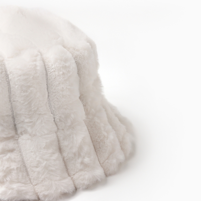 Панама зимняя MINAKU, цвет белый, р-р 56-58