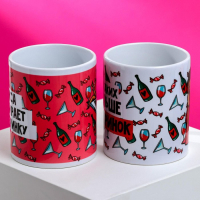 Кружки для двоих &laquo;А что ты выберешь сегодня?&raquo;, 2 шт., 350 мл