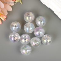 Бусины для творчества пластик "Перламутр прозрачный" набор 20 гр 1,6х1,6 см Бусины для творчества пластик "Перламутр прозрачный" набор 20 гр 1,6х1,6 см