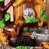 Фонтан "Тихое место, домик" 16х19х26 см (с подсветкой) Фонтан "Тихое место, домик" 16х19х26 см (с подсветкой)