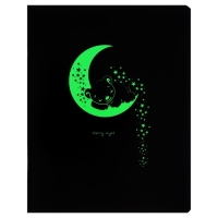 Тетрадь 48 листов в клетку на скрепке "Волшебство", обложка мелованный картон, ВД-лак, флуоресцентная краска, МИКС Тетрадь 48 листов в клетку на скрепке "Волшебство", обложка мелованный картон, ВД-лак, флуоресцентная краска, МИКС