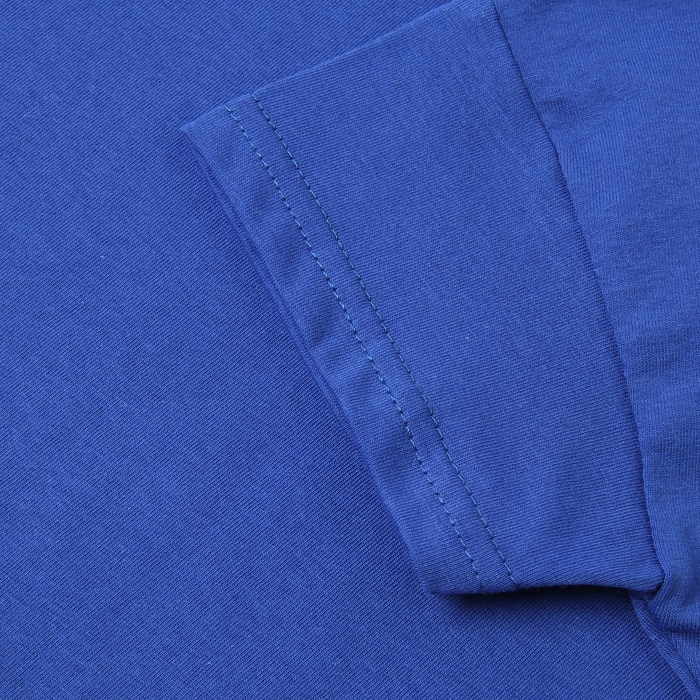 Футболка детская со спущенным плечом, цвет синий, рост 116 см Футболка детская со спущенным плечом, цвет синий, рост 116 см