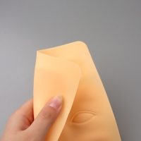 Искусственная кожа для тату и татуажа глаз и бровей, 24,5 × 15 см, цвет бежевый Искусственная кожа для тату и татуажа глаз и бровей, 24,5 × 15 см, цвет бежевый