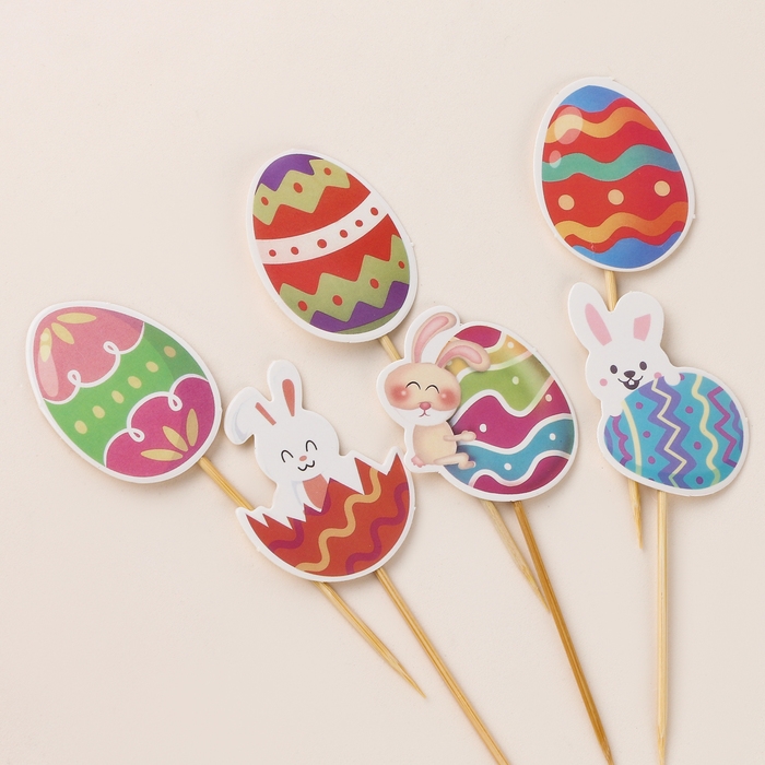 Шпажки &laquo;Пасхальные традиции&raquo;, набор 6 шт.