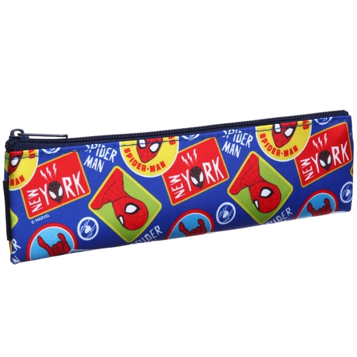 Пенал мягкий, 1 отделение, 55х200 мм, с резинкой, Человек-паук