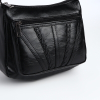 Сумка женская на молнии, цвет чёрный Сумка женская на молнии, цвет чёрный