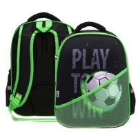 Рюкзак каркасный школьный Calligrata "Футбол", 39 х 30 х 14 см Рюкзак каркасный школьный Calligrata "Футбол", 39 х 30 х 14 см