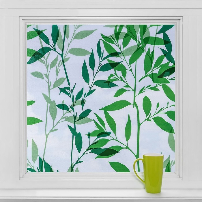 Плёнка самоклеящаяся «Листья», 45×200 см Плёнка самоклеящаяся «Листья», 45×200 см