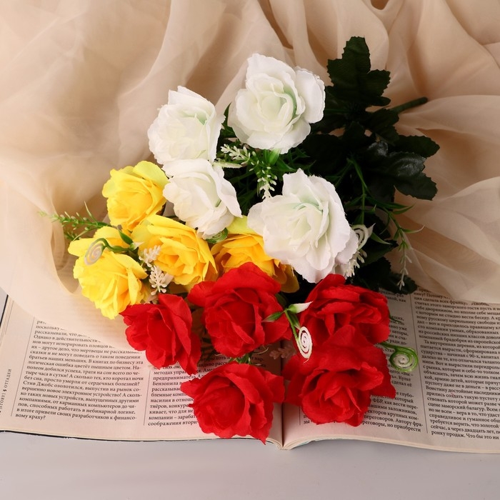 Букет "Роза Диксон" 6х27 см, микс