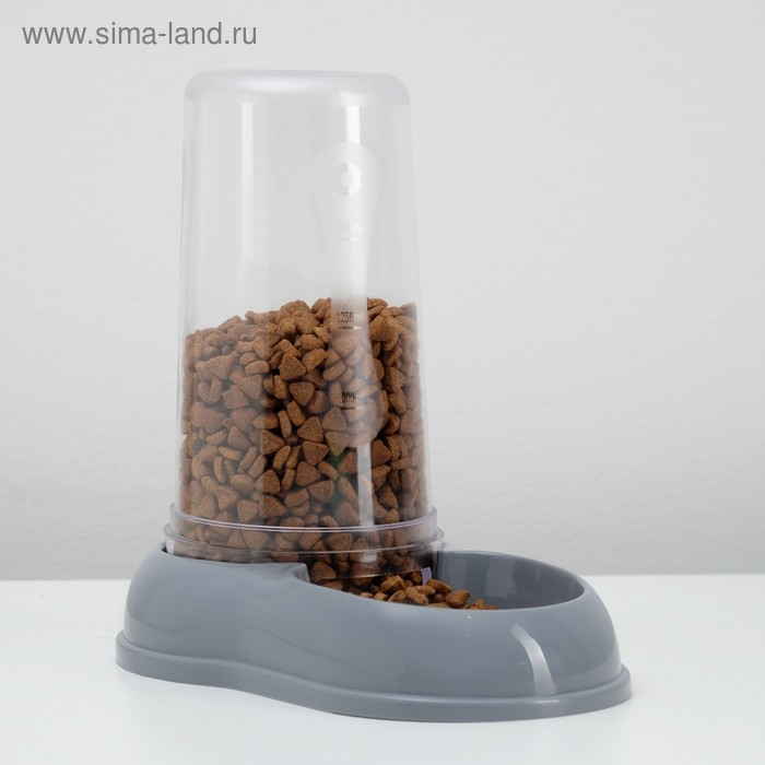 Автопоилка/автокормушка 1,5 л серый