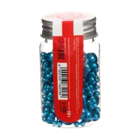 Кондитерская посыпка "Разные размеры", шарики, темно - синие, 50 г Кондитерская посыпка "Разные размеры", шарики, темно - синие, 50 г