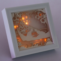 Набор для творчества &laquo;Многослойный ночник&raquo;, Disney, Рапунцель, сборный, 3+