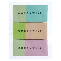 Набор Ластик прямоугольный, 3 штуки, МИКС Набор Ластик прямоугольный, 3 штуки, МИКС