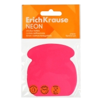 Блок с липким краем бумажный 70х70мм, ErichKrause "Phone Neon", 50 листов, розовый Блок с липким краем бумажный 70х70мм, ErichKrause "Phone Neon", 50 листов, розовый
