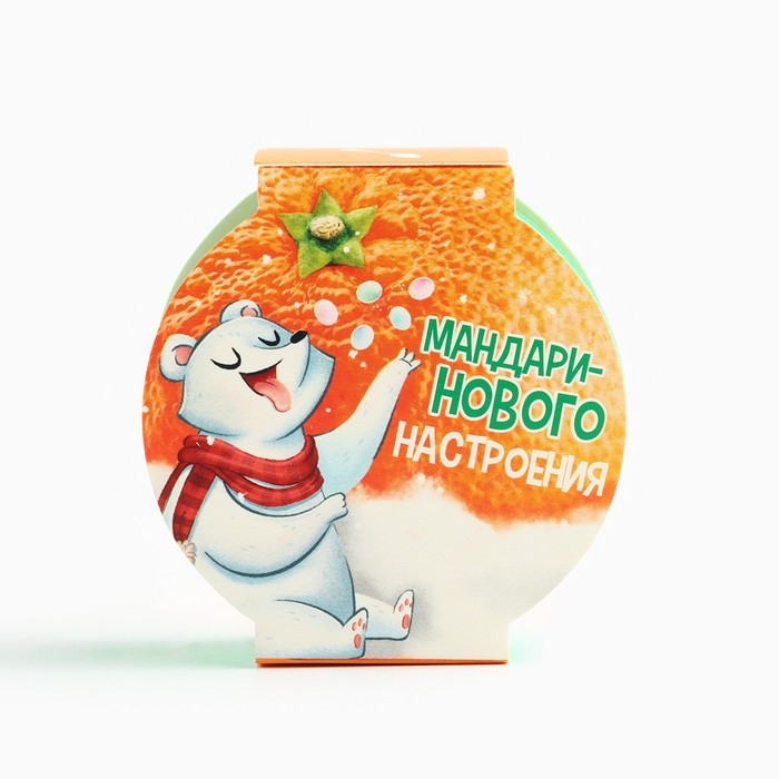Новый год! Жевательная резинка с кислой пудрой &laquo;Мандаринового настроения&raquo;, 15 г