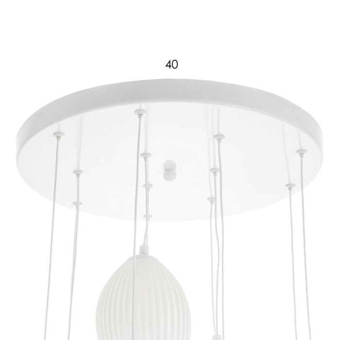 Светильник BayerLux "Манго" 12хG9 15Вт  белый 45х45х9-200см