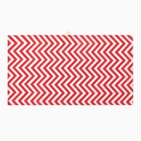 Полотенце Зигзаг, 35х60см, красный, вафля 120г/м, хл100%