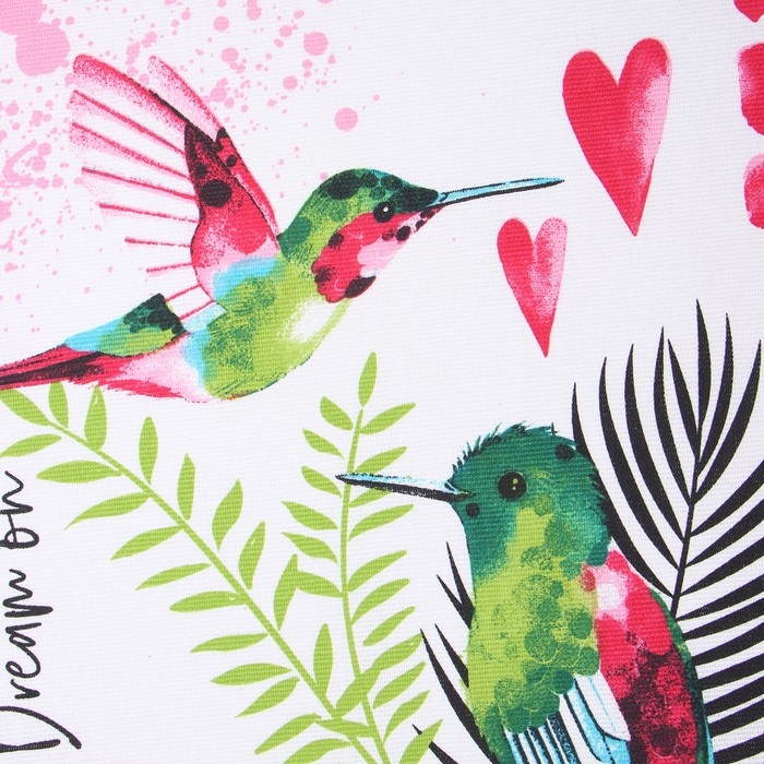 Набор полотенец кух. Доляна Набор полотенец кух. Доляна "Счастливые птички" 35х60см-2шт, 100% хл 100%хл