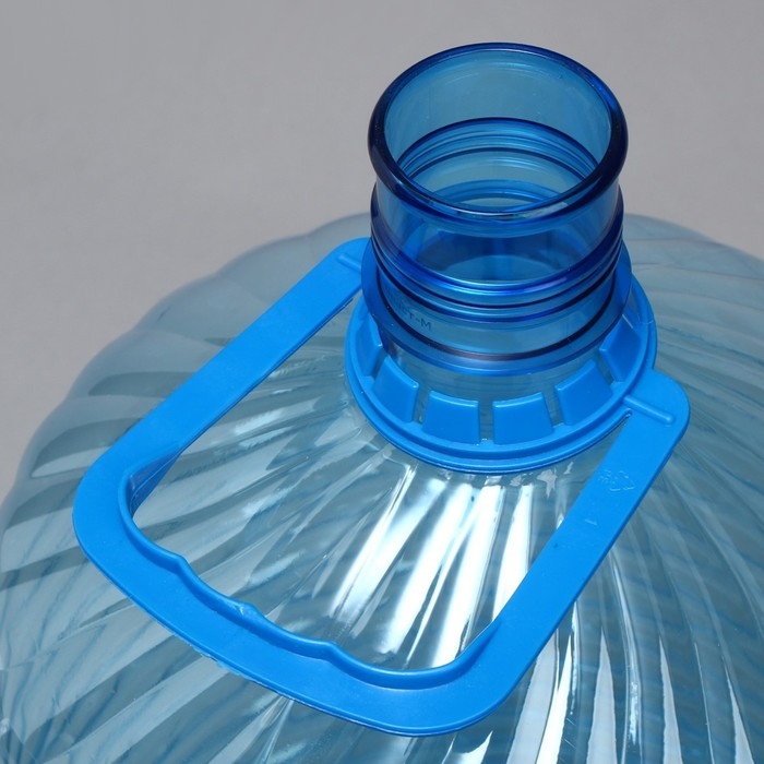 Бутыль для кулера, ПЭТ, 18,9 л, одноразовая, с ручкой Бутыль для кулера, ПЭТ, 18,9 л, одноразовая, с ручкой