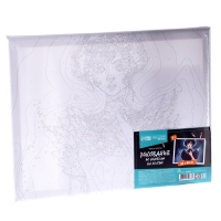 Картина по номерам на холсте с подрамником &laquo;Таинственная девушка&raquo;, 30 х 40 см