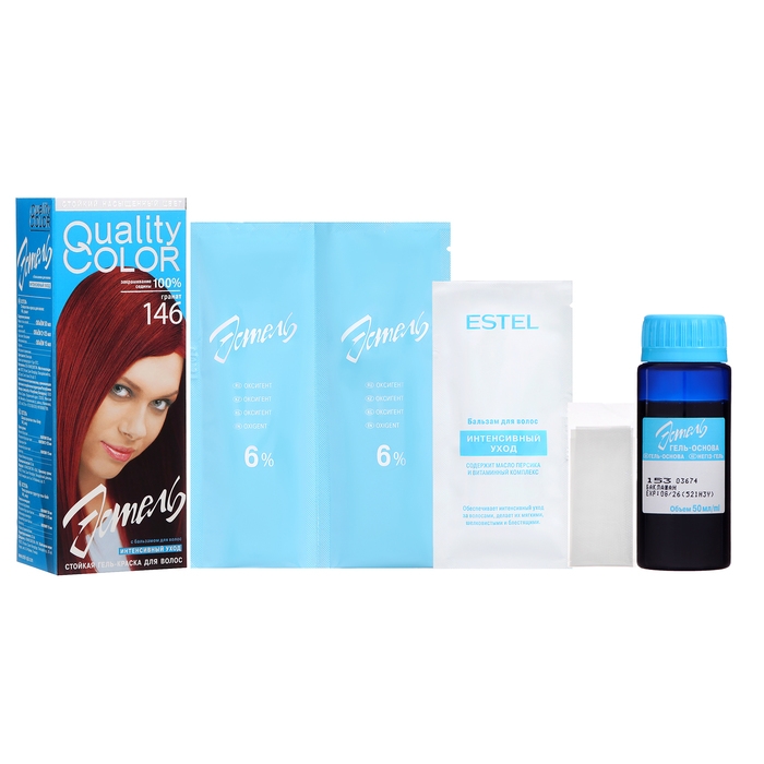 Гель-краска Estel тон № 146, гранат Гель-краска Estel тон № 146, гранат