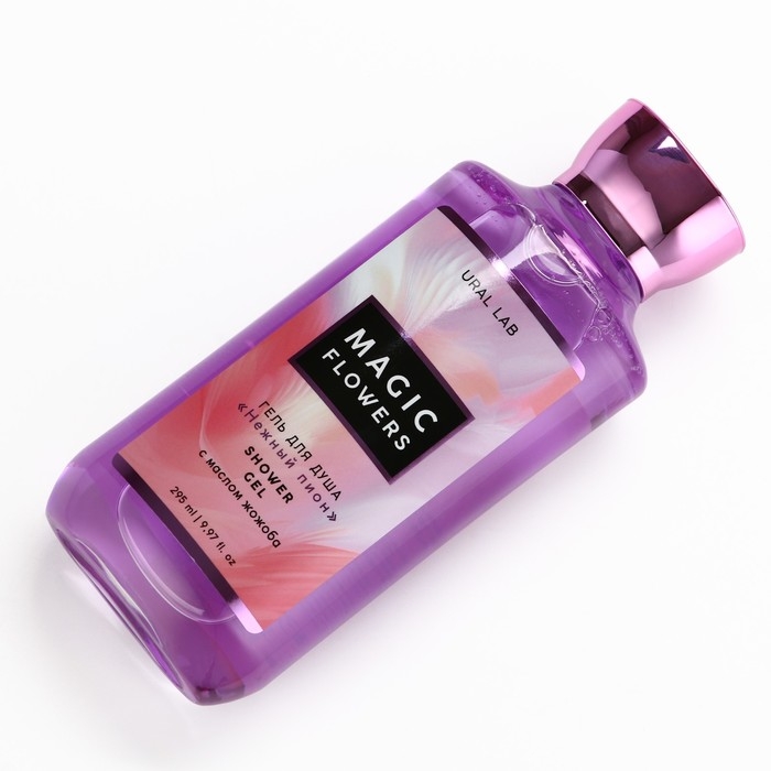 Гель для душа женский, 295 мл, аромат пиона, URAL LAB Гель для душа женский, 295 мл, аромат пиона, URAL LAB