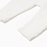 Комбинезон вязаный детский MINAKU, цвет белый, рост 62-68 см