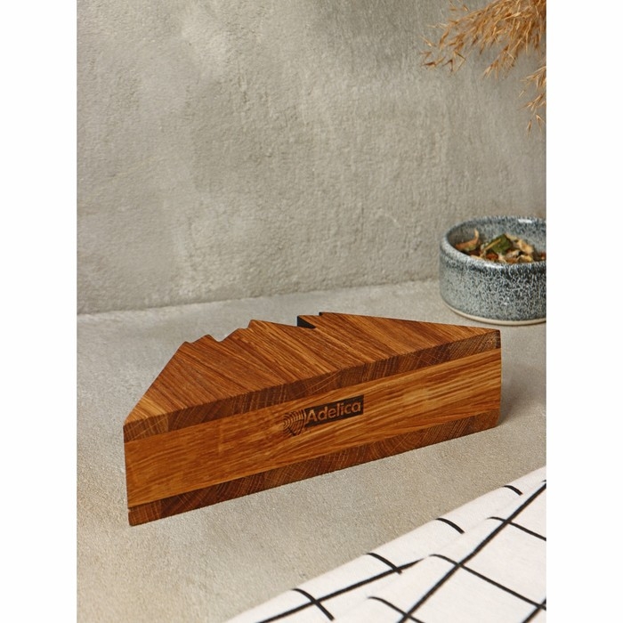 Салфетница &laquo;Гора&raquo;, 18,5&times;7 см, дуб