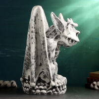 Фигура "Горгулья" серый камень, 39х39х55см