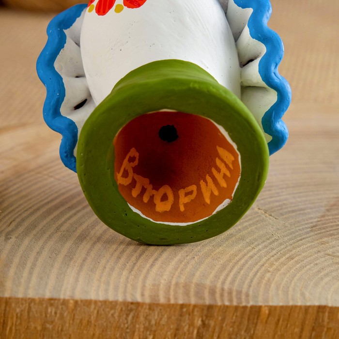 Дымковская игрушка Дымковская игрушка "Утка", 10 см, микс