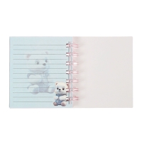 Записная книжка подарочная на гребне 80л,линия, цветной блок,обложка ПВХ 3D Мишка(10х10,5см) 10539 Записная книжка подарочная на гребне 80л,линия, цветной блок,обложка ПВХ 3D Мишка(10х10,5см) 10539