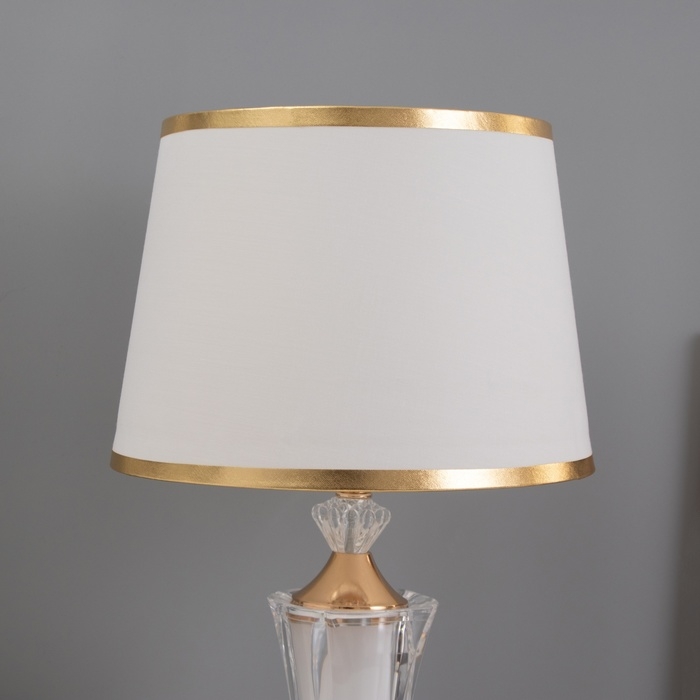 Лампа настольная Лампа настольная "Лусия" 1х40Вт Е27 1х3Вт LED золото 25х25х45см