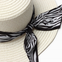 Шляпа женская MINAKU, цв. молочный, р-р 58 Шляпа женская MINAKU, цв. молочный, р-р 58