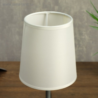 Лампа настольная 58081/1 1х40Вт Е27 серый 13х13х25 см RISALUX