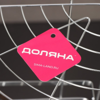 Полка угловая 3-х ярусная Доляна, 21×21×57,5 см, цвет хромированный Полка угловая 3-х ярусная Доляна, 21×21×57,5 см, цвет хромированный