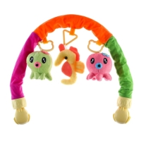 Дуга игровая мягкая на кроватку, коляску «Осьминожки», 25-84 см, погремушки, 3 игрушки МИКС, Крошка Я Дуга игровая мягкая на кроватку, коляску «Осьминожки», 25-84 см, погремушки, 3 игрушки МИКС, Крошка Я
