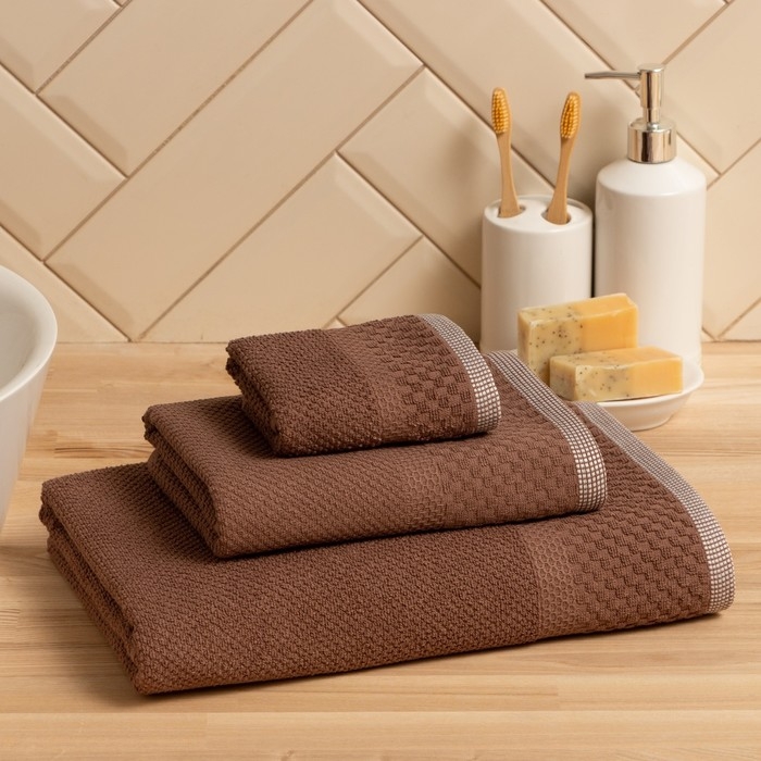 Полотенце махровое LoveLife Royal 50х90 см, цвет капучино, 100% хлопок, 450 гр/м2 Полотенце махровое LoveLife Royal 50х90 см, цвет капучино, 100% хлопок, 450 гр/м2