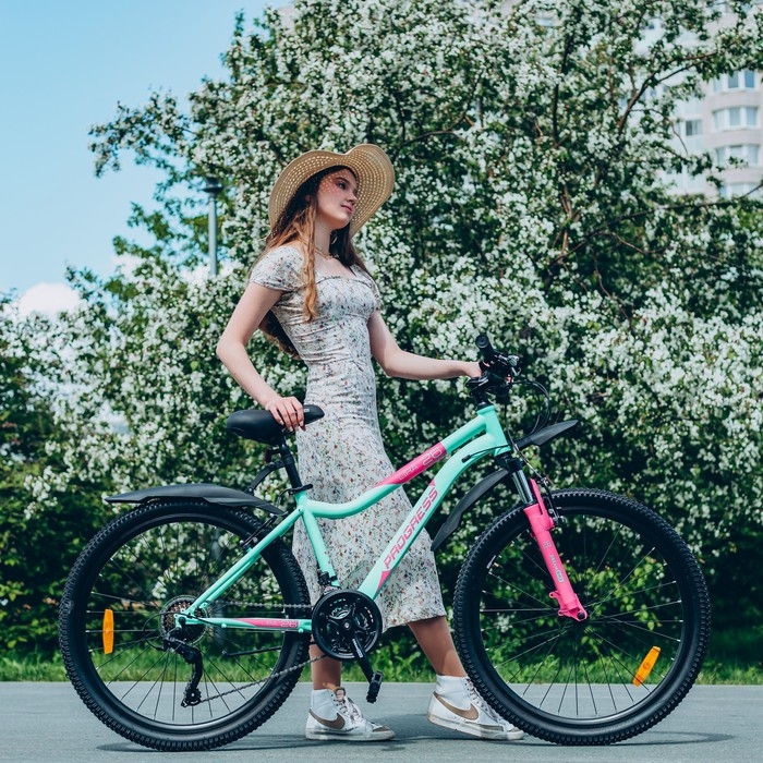 Велосипед 26" PROGRESS Lira RUS, цвет мятный, р. 15"