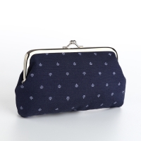 Косметичка на фермуаре, цвет синий Косметичка на фермуаре, цвет синий